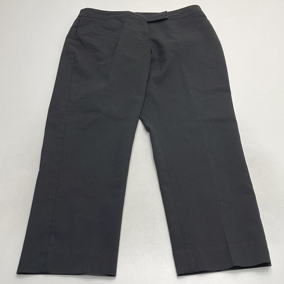 TALBOTS Women’s 12 Black Stretch Curvy Fit Dress Pant - Picture 2 of 3